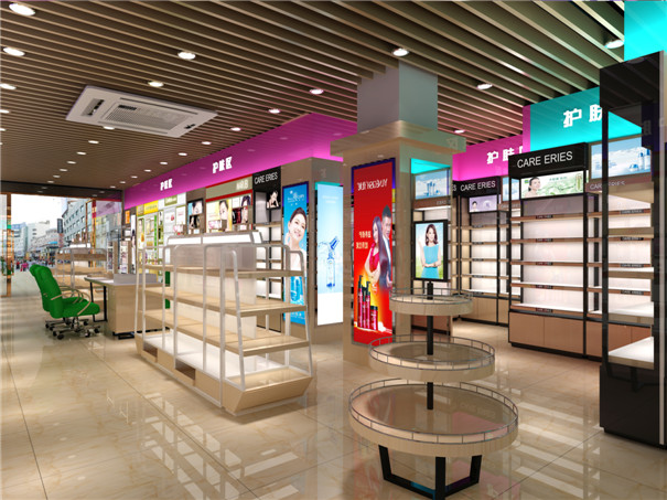 西安化妝品展柜設(shè)計(jì)