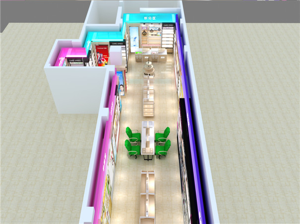 化妝品展柜設(shè)計(jì)