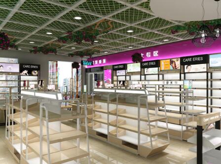 西安化妝品柜設(shè)計技巧及維護